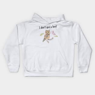 Owl Pun Hoot Kids Hoodie